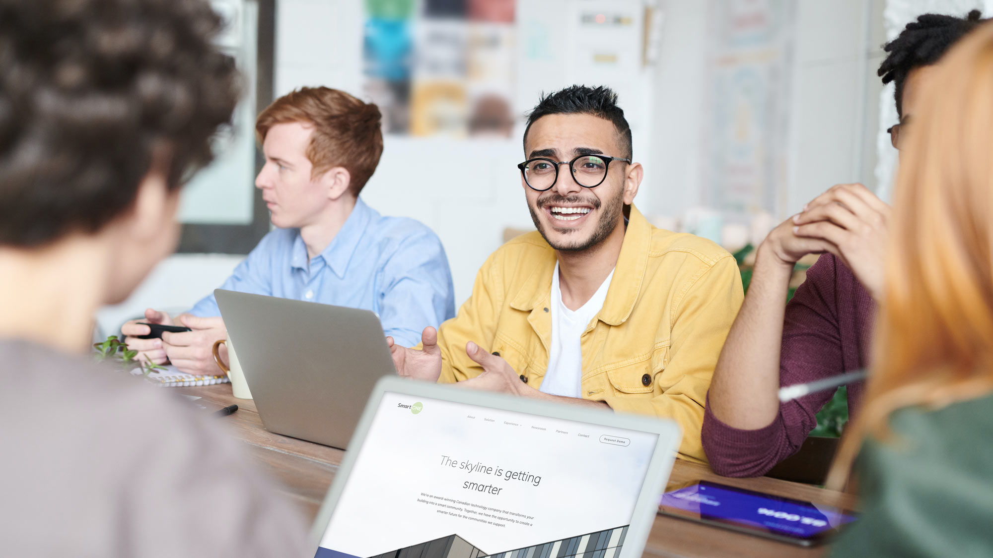 Lamp at bedside emitting orange light